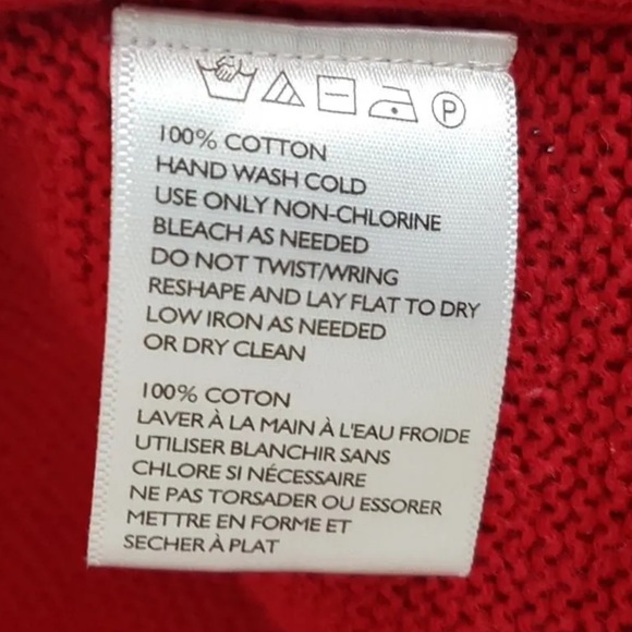 Sparkle and Fade Red Abstract Zipper Coat SZ Small - Picture 8 of 8